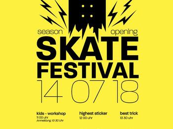 Flyer Skate-Festival auf der Schönau