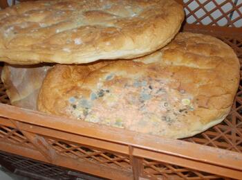 Verschimmeltes Fladenbrot