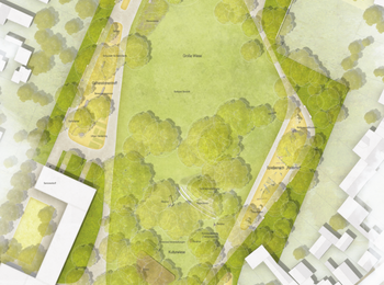 Siegerentwurf zur Umgestaltung des Stempelparks