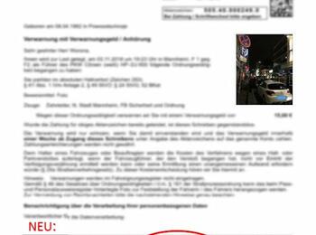 Auf den Schreiben sind zukünftig auch Login-Daten und Passwörter angegeben, mit denen der Online-Zugriff auf den jeweiligen Fall ermöglicht wird. 