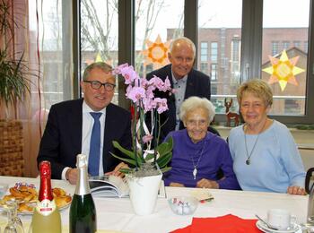 Geburtstagsfeier der ältesten Bürgerin Mannheims