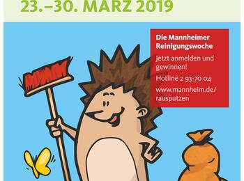 Das aktuelle Plakat zur Reinigungswoche 2019