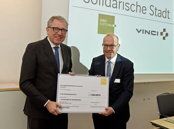 VINCI-Stiftung überreicht Fördermittel an zehn soziale Projekte der Stadt Mannheim