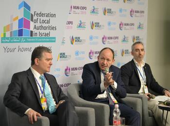 Bürgermeister Christian Specht beim Fachkongress in Tel Aviv