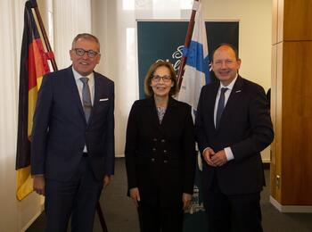 Botschafterin Finnlands, I.E. Ritva Koukku-Ronde, zu Gast in Mannheim