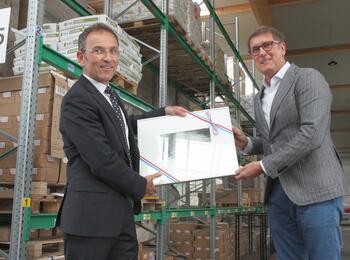 Eröffnung des neuen Standorts von Luschka und Wagenmann im Gewerbegebiet Friedrichsfeld