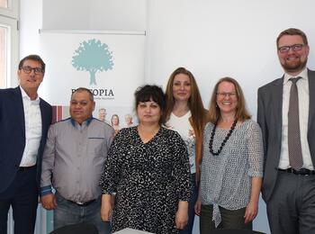 Eröffnung des Treffpunkts für Arbeit und Qualifizierung in der Beilstraße 19