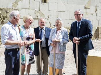 Grundsteinlegung Museum Peter und Traudl Engelhorn-Haus
