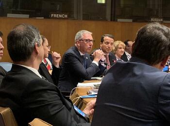 OB Dr. Peter Kurz beim High Level Political Forum in New York