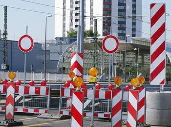 Sperrung der Hochstraße Süd