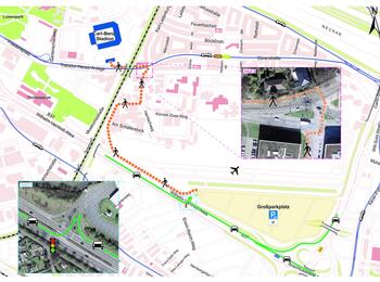 Plan Pokalspiel Waldhof gegen Frankfurt