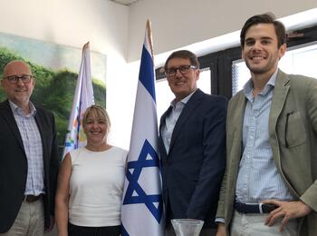 Mannheimer Delegation zu Besuch im Tel Aviv International Economic Development 