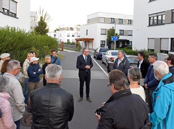 Rundgang des Oberbürgermeisters in Rheinau