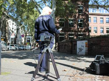 mobile Geschwindigkeitsüberwachung Pestalozzischule