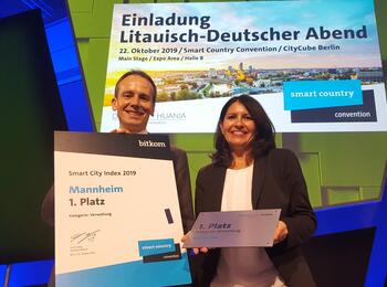 Preisverleihung Mannheim Smarteste Verwaltung Deutschlands