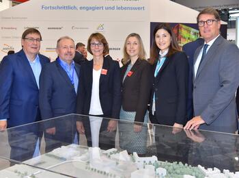 Wirtschaftsförderung präsentiert aktuelle Projekte auf der Immobilienmesse Expo Real