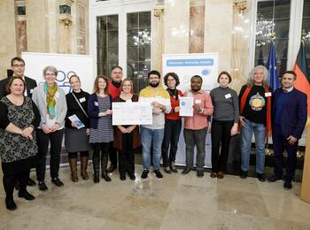 Preisverleihung im Rahmen der Initiative Meine. Deine. Eine Welt der Stiftung Entwicklungs-Zusammenarbeit Baden-Württemberg (SEZ) 