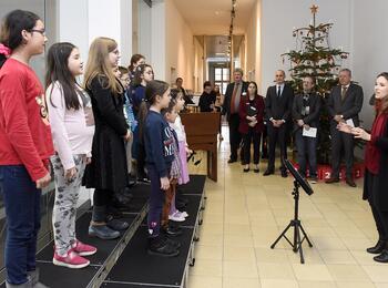 Weihnachtsliedersingen im Rathaus 2019