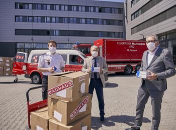 BAUHAUS spendet Masken für Mannheim