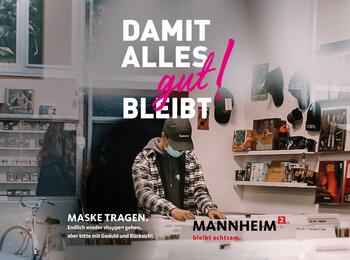 Mannheim bleibt achtsam - Plakat 2
