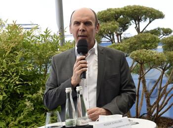 Robert Schilling, Essity Operations Mannheim GmbH, bei der Pressekonferenz