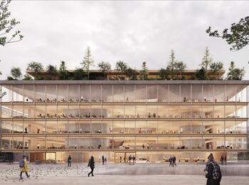 Neubau Stadtbibliothek: Visualisierung