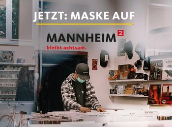 Maske auf
