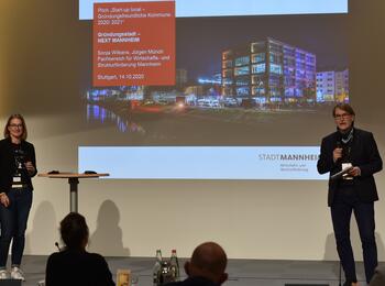 Landeswettbewerb Start-up BW local: Sonja Wilkens und Jürgen Münch