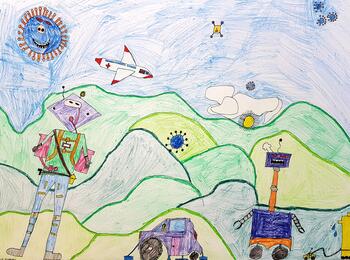 Virtuelle Kinderkunstausstellung 1