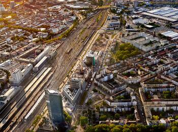 Glücksteinquartier Luftbild