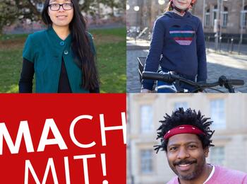 vier Portrait Bilder