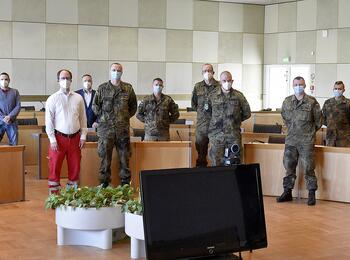 Staffelübergabe an ABC-Abwehrbataillon 