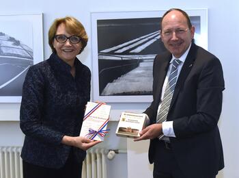 Die französische Botschafterin Anne-Marie Descôtes zu Gast in Mannheim