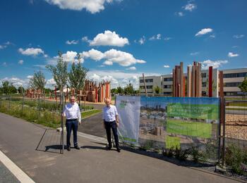 Eröffnung des American Landscape Spielplatzes 