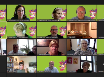 Begrüßung der Teilnehmenden am virtuellen Buga-Kolloquium