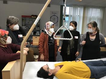 Weiterbildungsmaßnahme für 14 türkische Ausbilderinnen der Alten- und Kinderpflege aus Kilis