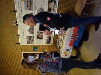 Stadrätin Wellenreuther mit Herrn Piotr Pilkowski, Vorsitzender der DPG