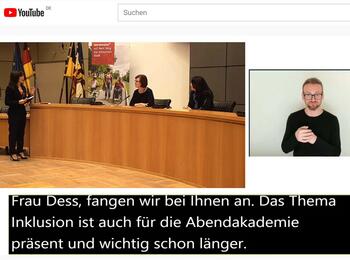 Susanne Dess beim Forum Behinderung