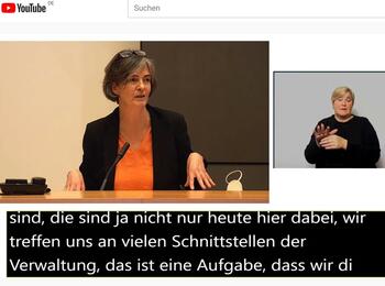 Ursula Frenz beim Forum Behinderung