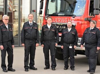 V.l.n.r.: Andreas Spatz, Norbert Windecker, Thomas Näther, Markus Behlau, Maren Schwerdtner