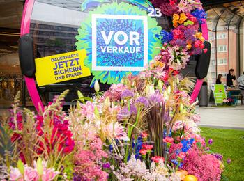 Gondel der BUGA-Seilbahn