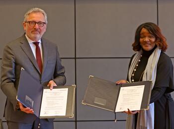 Empfang für eine Delegation aus Windhoek