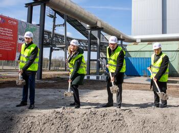 Spatenstich Flusswärmepumpe