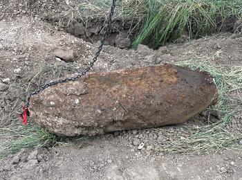 Nach einer halben Stunde war die Bombe erfolgreich entschärft.