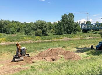 Fundort am Hans-Reschke-Ufer in der Nähe der Riedbahn-Brücke