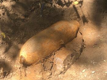 Foto Kampfmittelfund Maulbeerinsel