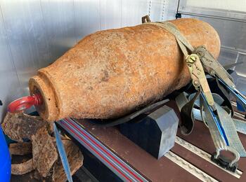 Nach circa 30 Minuten war der 250 Kilo schwere Blindgänger entschärft.