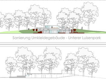 Planung Umkleidekabine Unterer Luisenpark