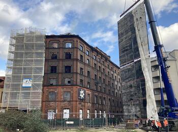 Einsatzstelle Großbrand im Jungbusch