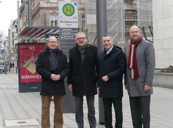 Inbetriebnahme Haltestelle Rathaus/rem